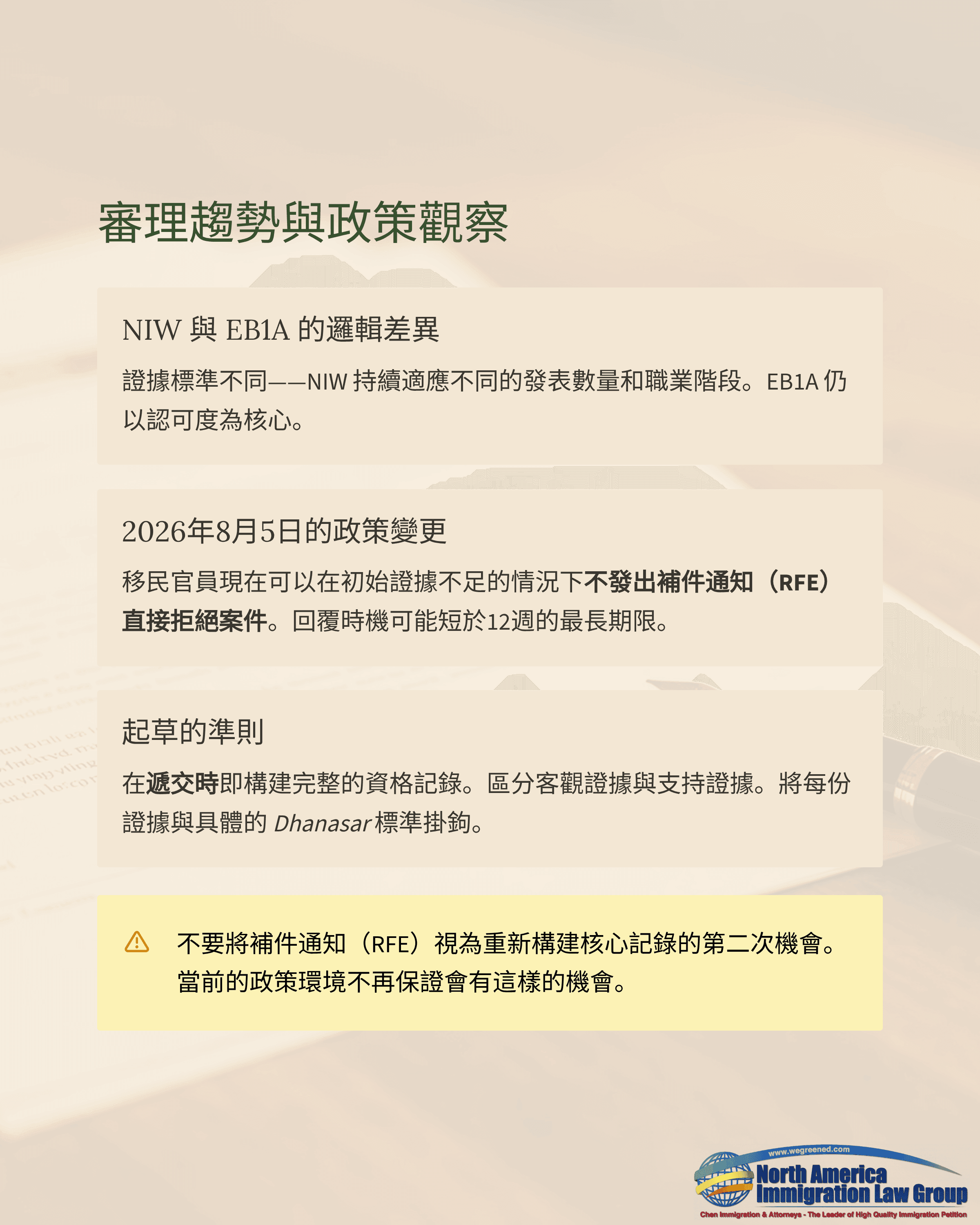 A presentation slide titled 'Review Trends and Policy Dynamics' with Chinese text describing SBA policies.